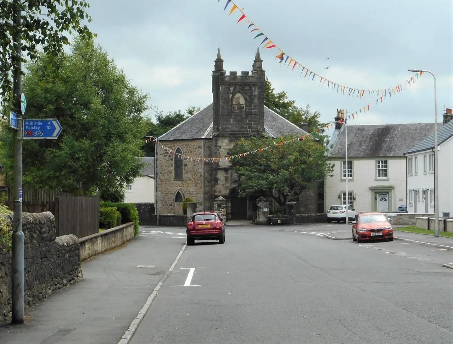 Photo of Lochwinnoch, a village in Renfrewshire, central Scotland.