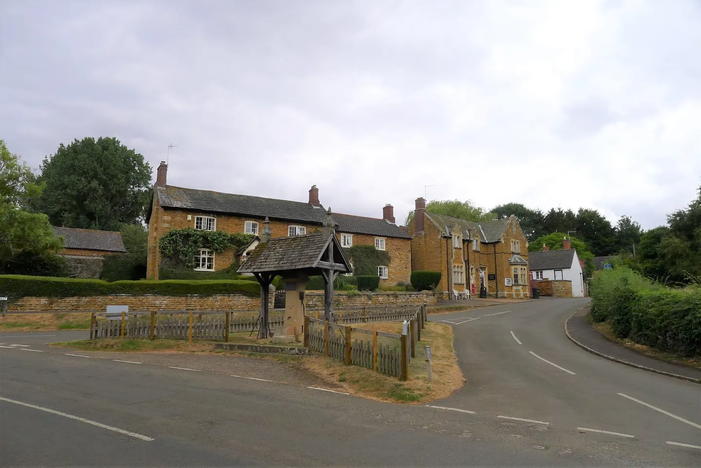 Photo of Knipton, a village in Leicestershire, central England.