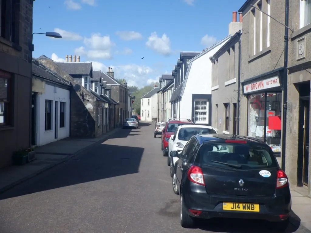 Photo of Douglas, a village in South Lanarkshire, southern Scotland.