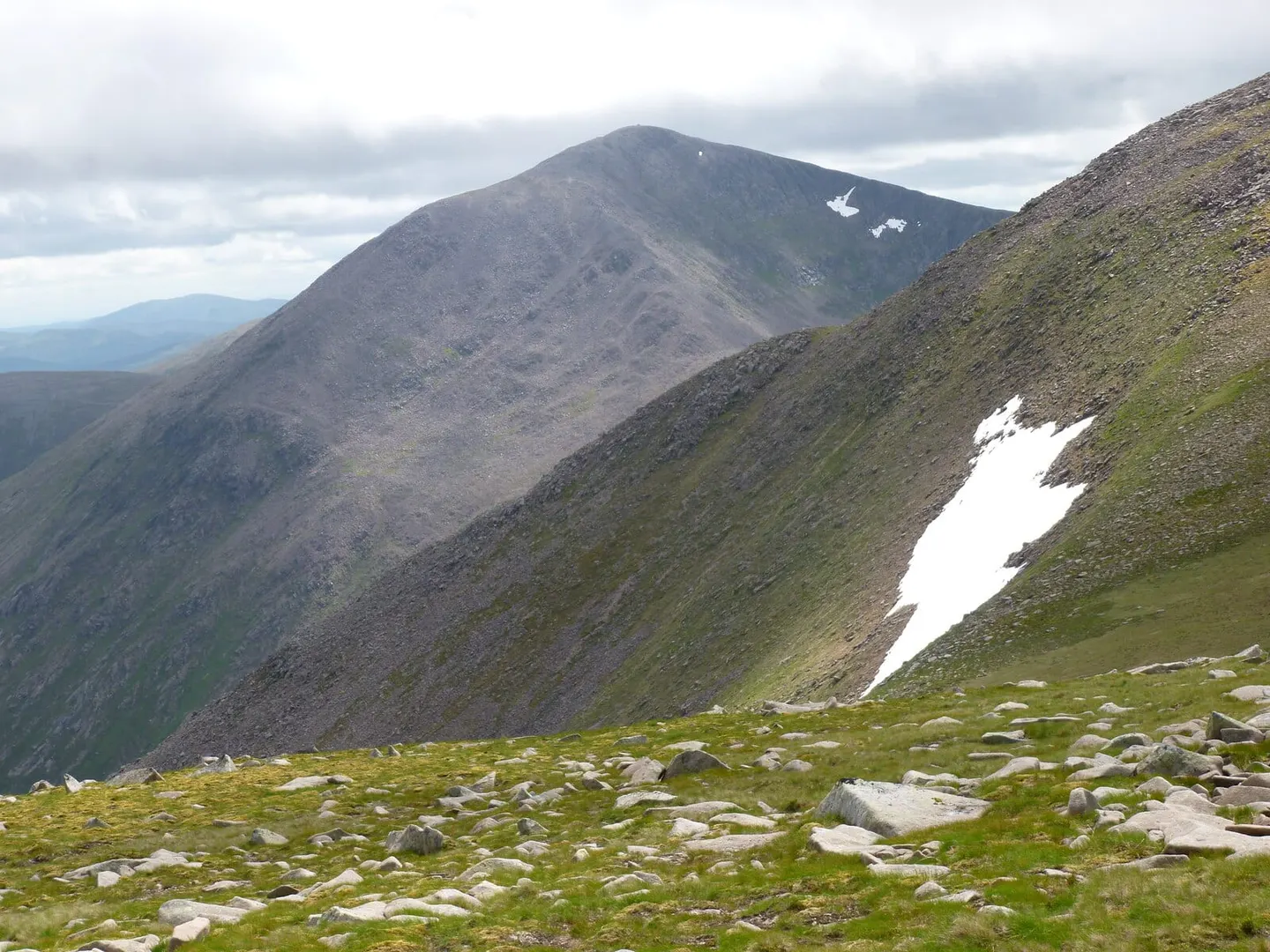 Photo: Cairn Toul, a 1,292m Munro in the Cairngorms, Aberdeenshire, north east Scotland.