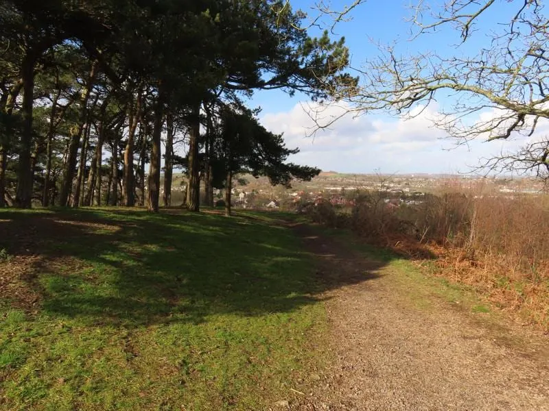 Photo: Rednal Hill North Top, a 250m hill near Barnt Green, the West Midlands, central England.
