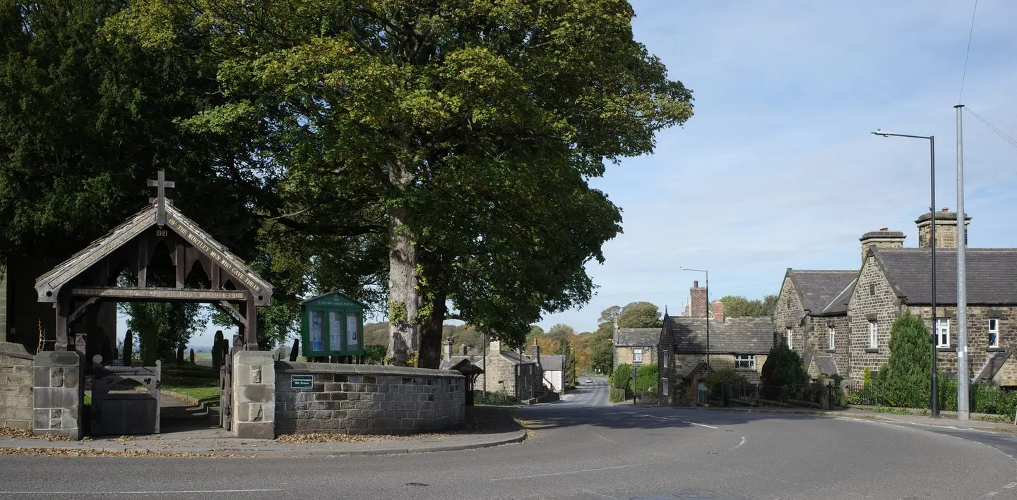 Photo of Wortley, a village in South Yorkshire, northern England.