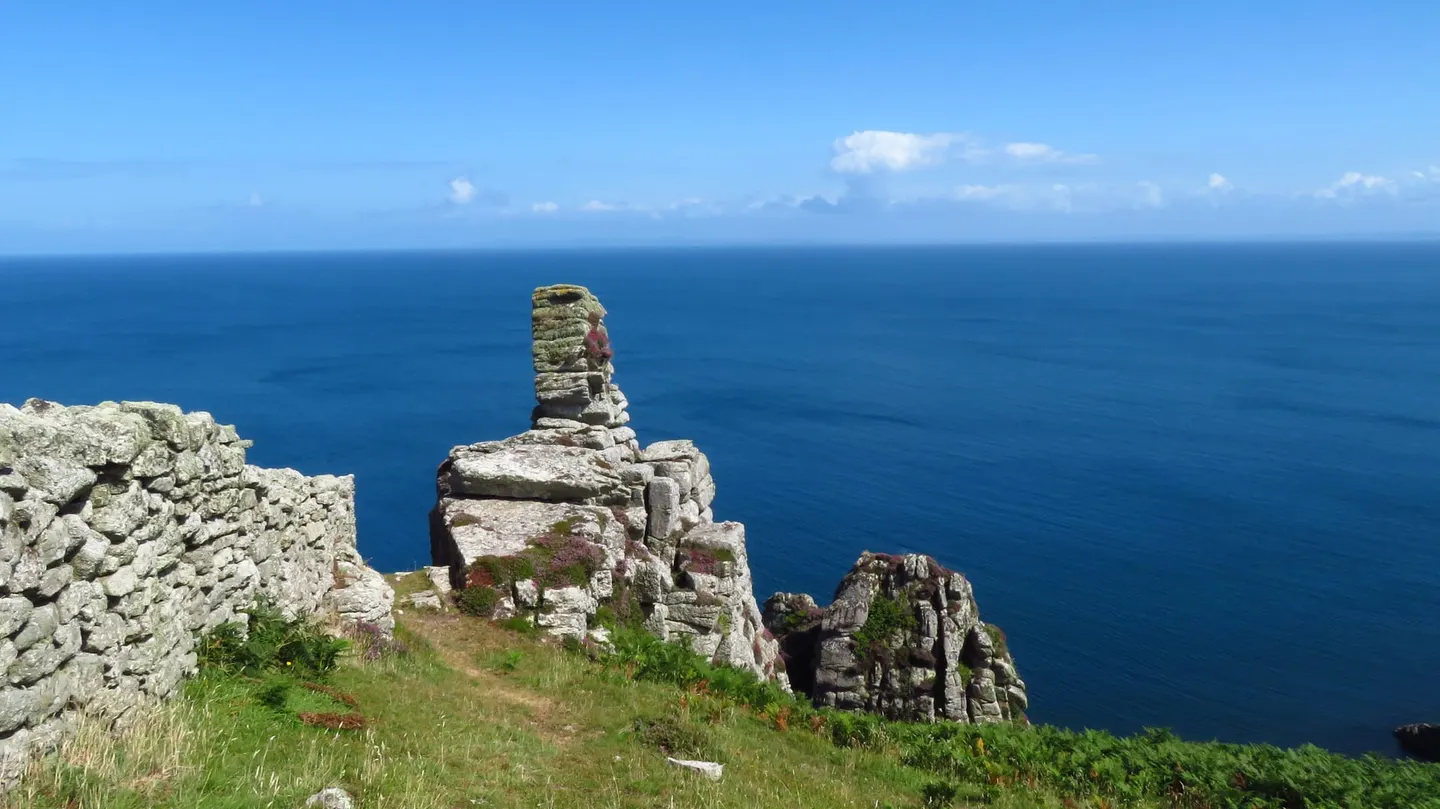 Photo of Lundy, an island in Devon, south west England.