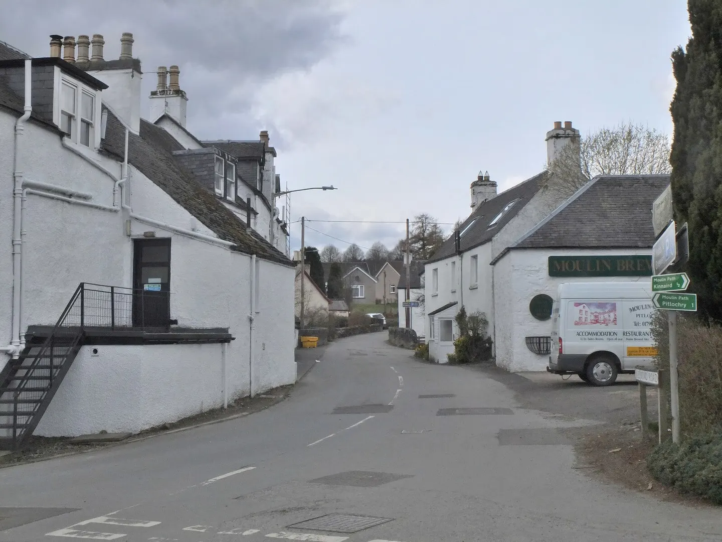 Photo of Moulin Inn, a pub in Perth and Kinross, central Scotland.