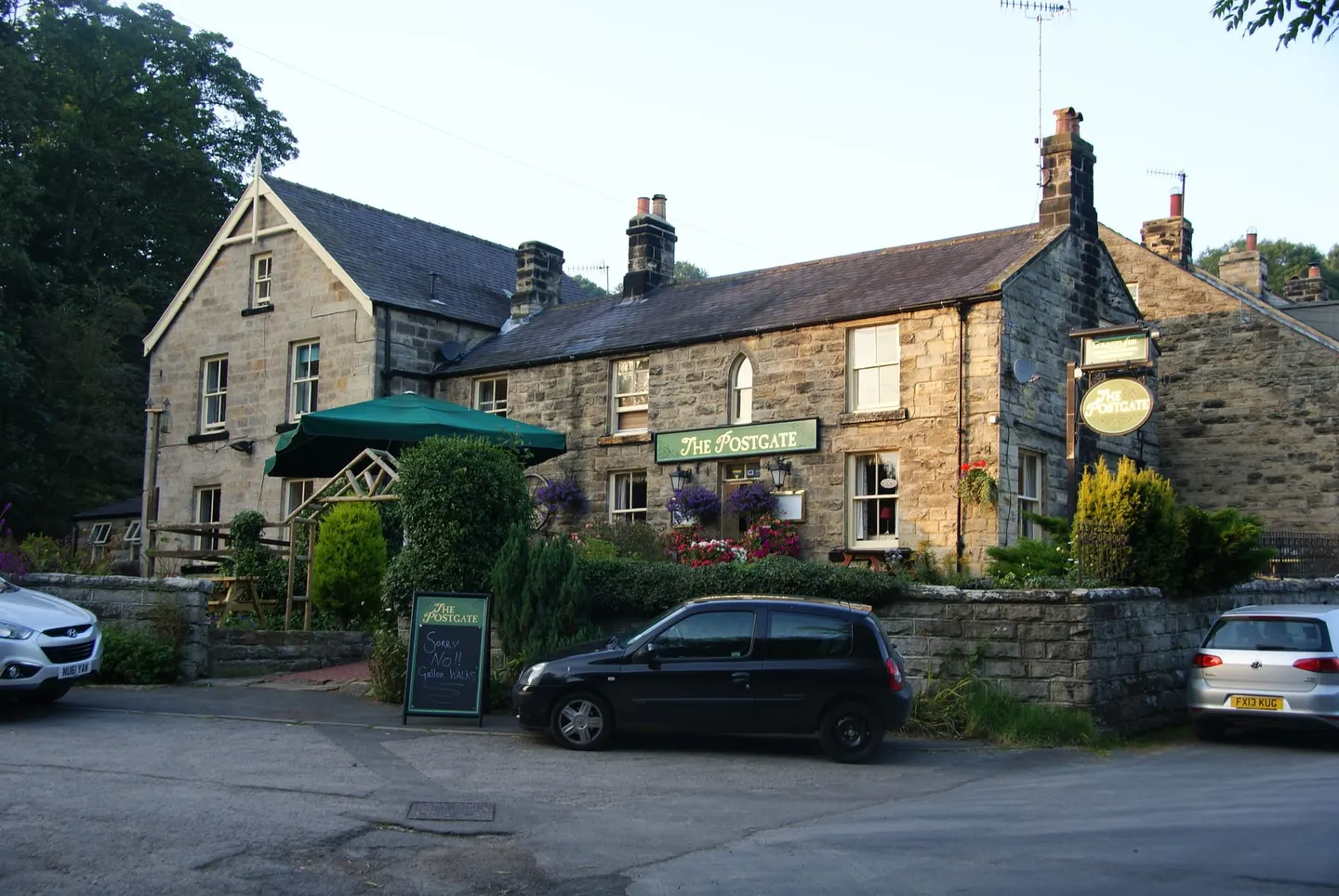 Photo of The Postgate Inn, a pub near Egton Bridge in the North York Moors, North Yorkshire, northern England.