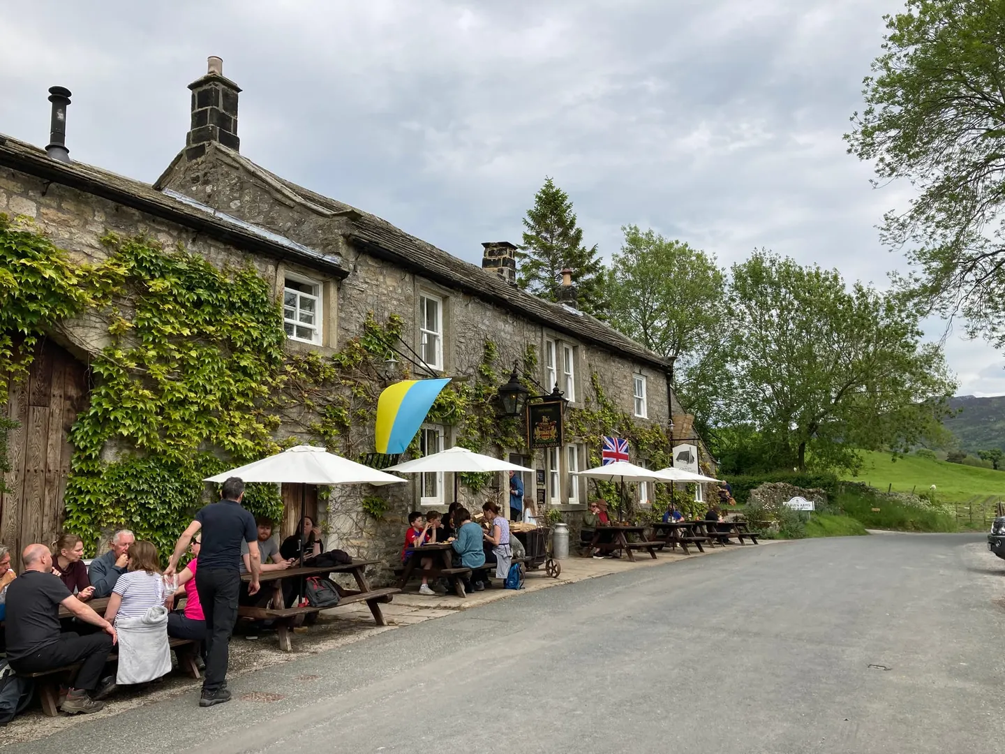 Photo of The Craven Arms, a pub near Appletreewick in the Yorkshire Dales, North Yorkshire, northern England.