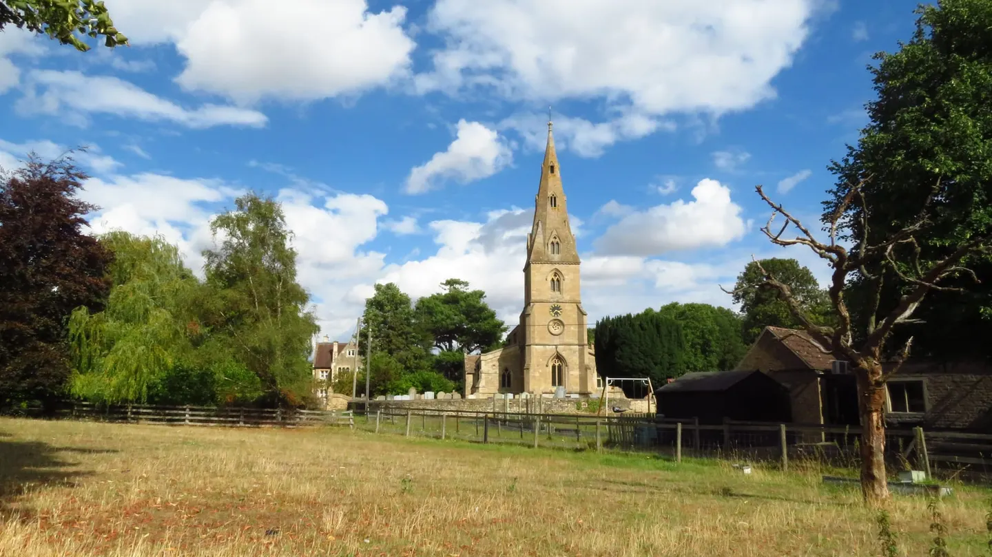 Photo of Aldwincle, a village in Northamptonshire, central England.