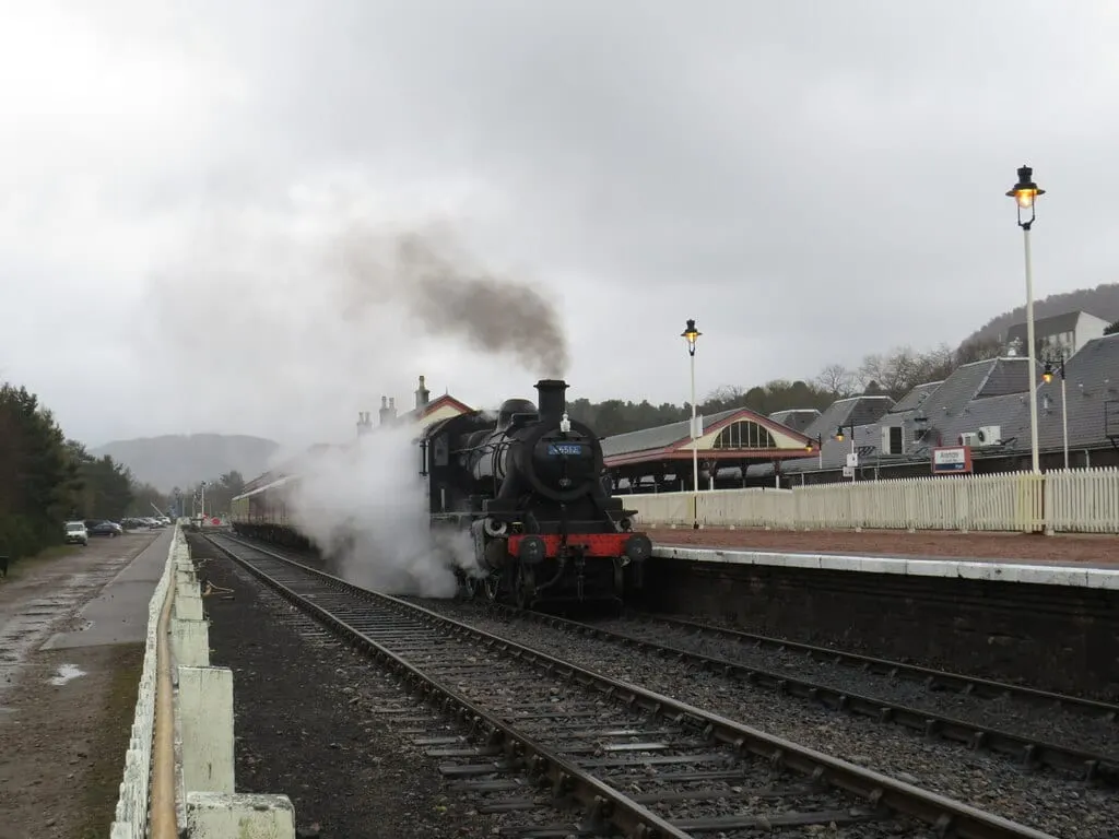Photo of Strathspey Steam Railway, a visitor attraction near Aviemore in the Cairngorms, Highland, the Scottish Highlands and Islands.
