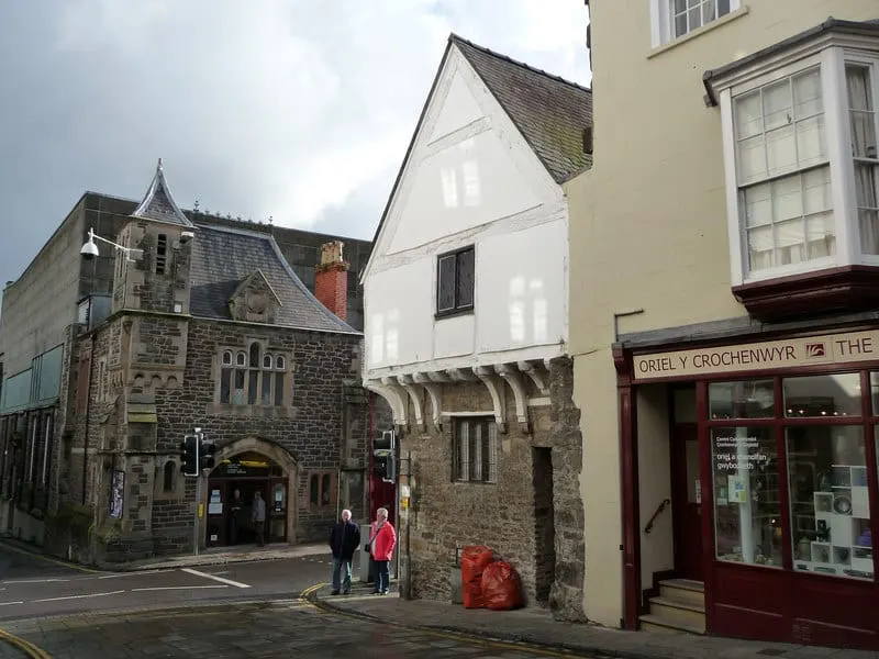 Photo of Aberconwy House, a house & garden in Conwy, north Wales.