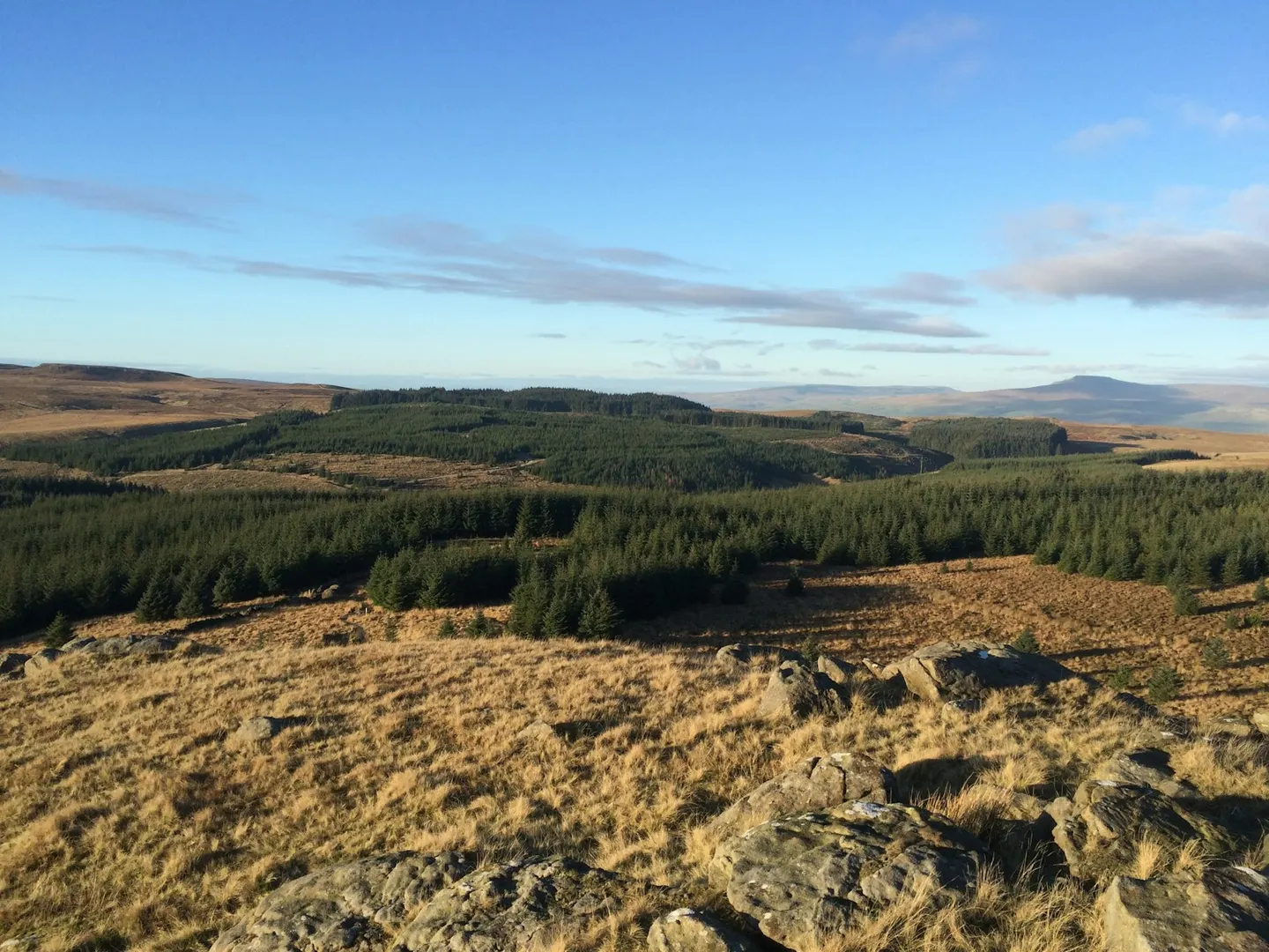 Photo of the Forest of Bowland, a National Landscape in England.