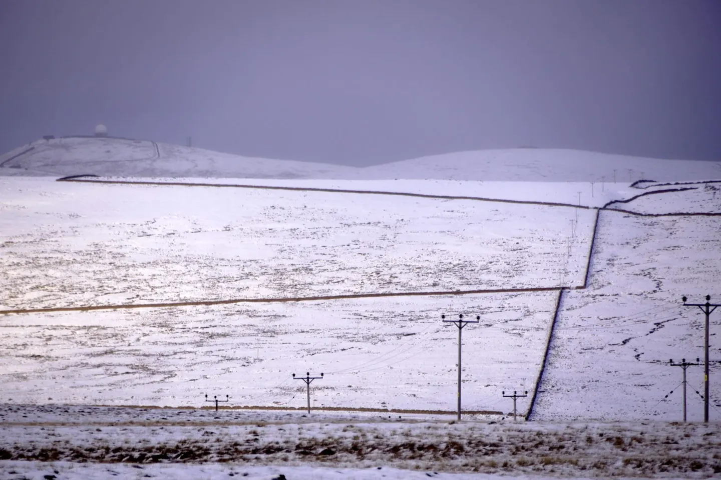 Photo: Saxa Vord, a viewpoint near Baltasound, the Shetland Islands, the Scottish Highlands and Islands.