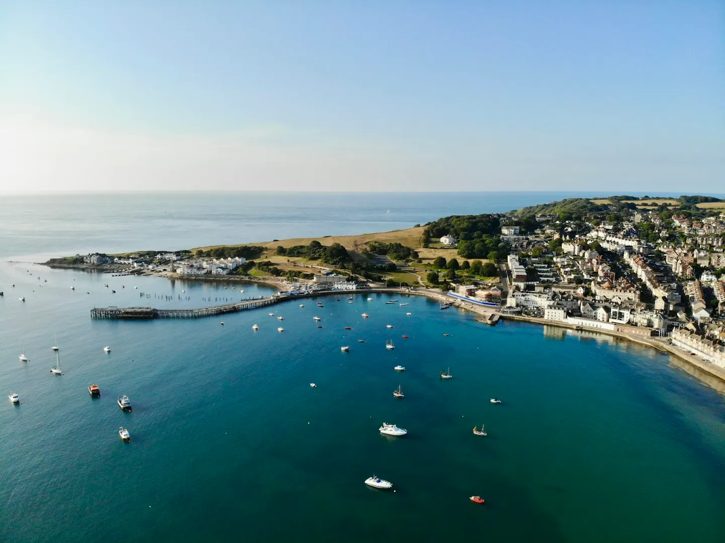 Photo of Swanage, a village in Dorset, south west England.
