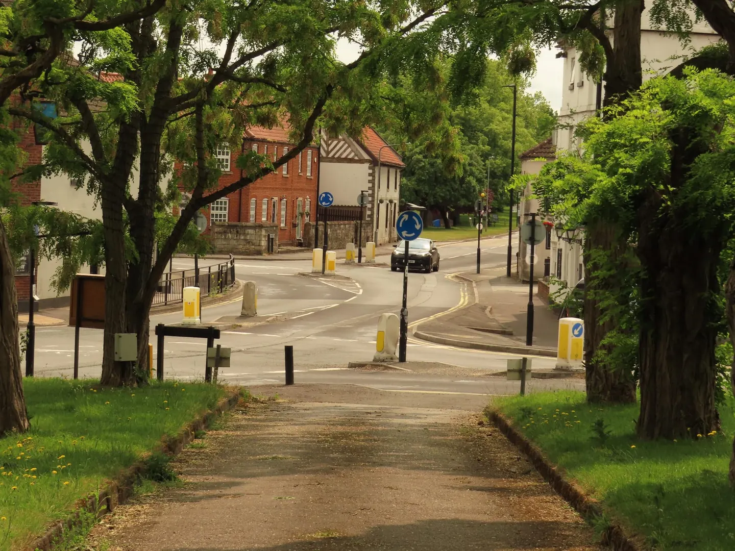 Photo of Blyth, a village in Nottinghamshire, central England.