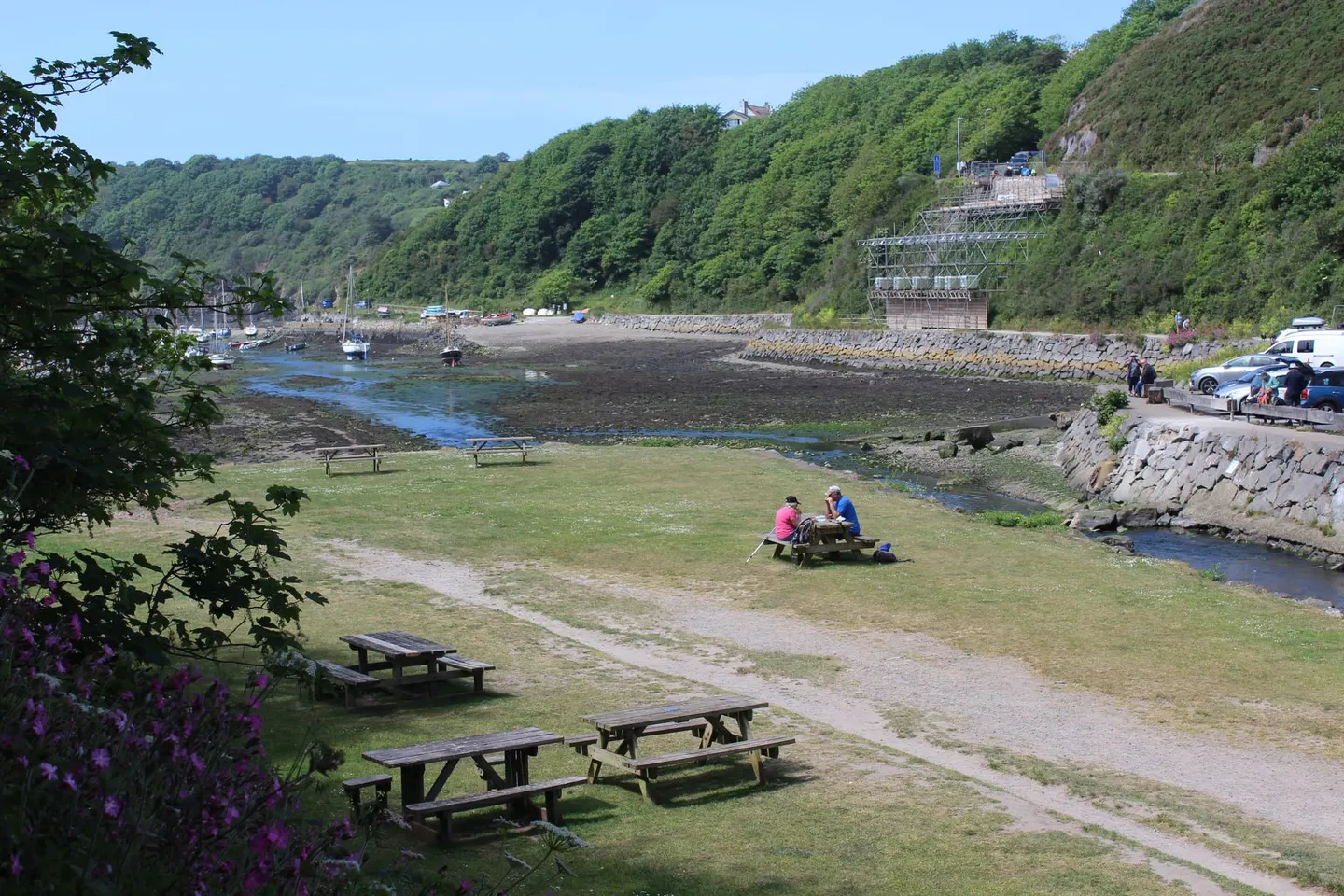 Photo of the coast at Solva, Pembrokeshire, south west Wales.