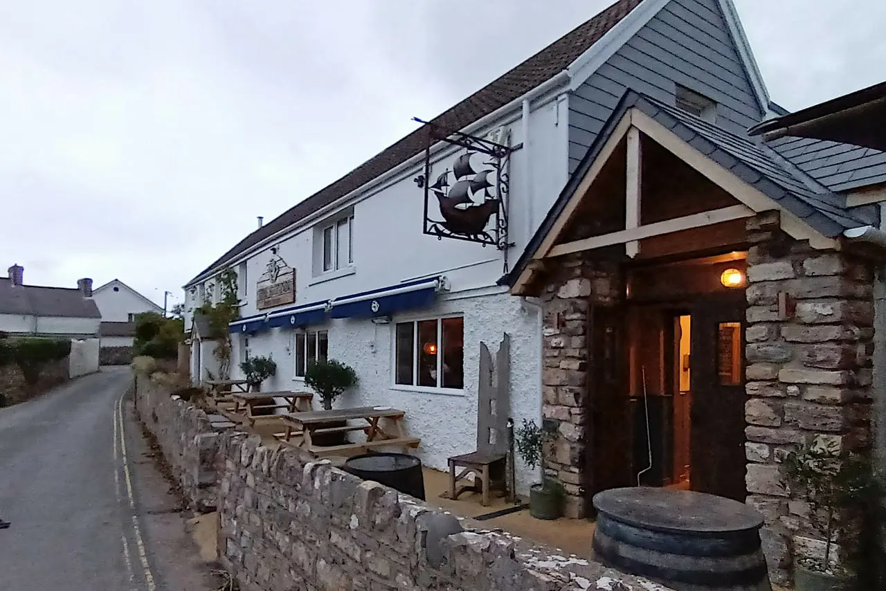 Photo of Ship Inn, a pub near Port Eynon in Gower, Swansea, south west Wales.