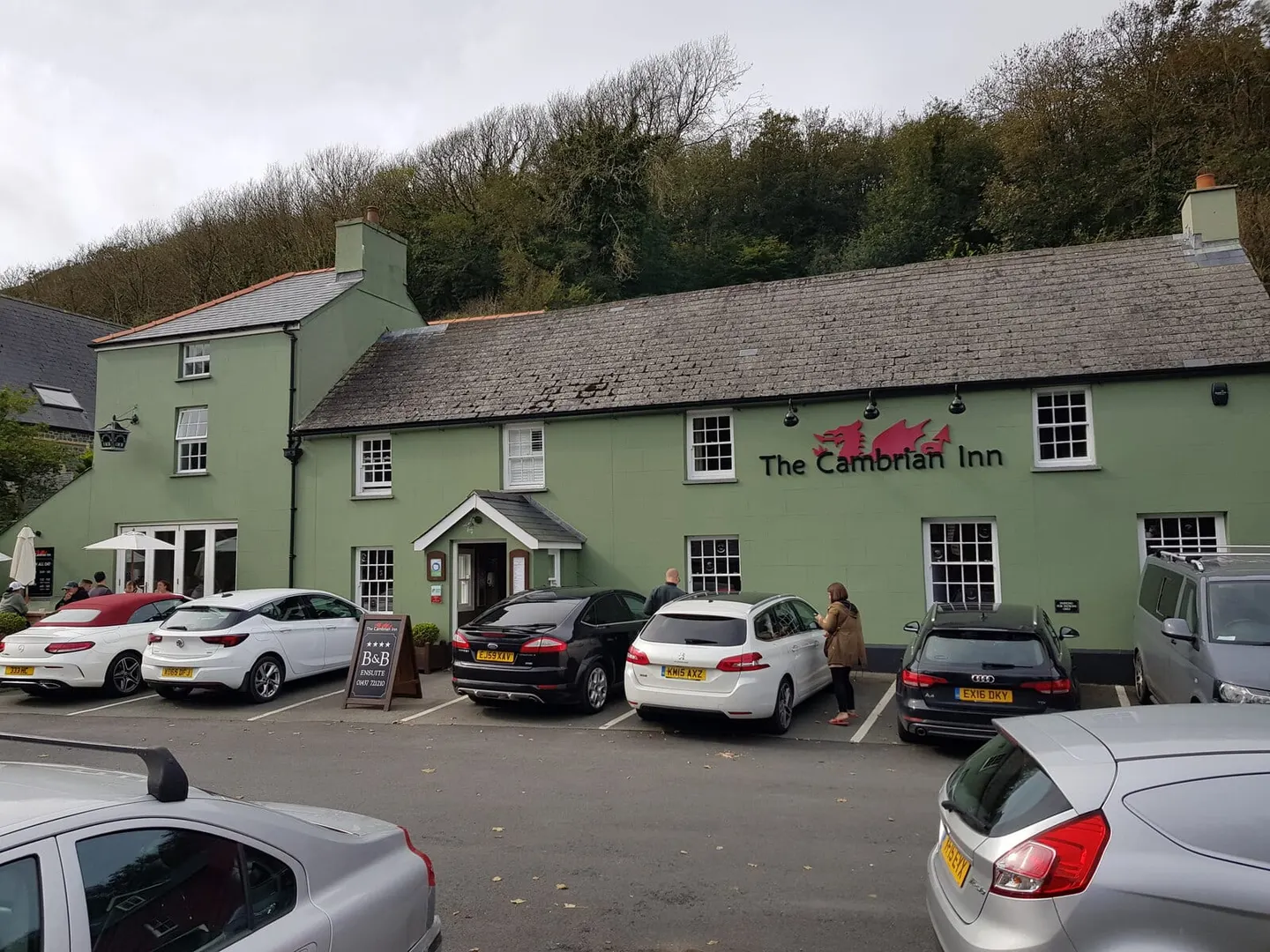 Photo of The Cambrian Inn, a pub near Solva, Pembrokeshire, south west Wales.