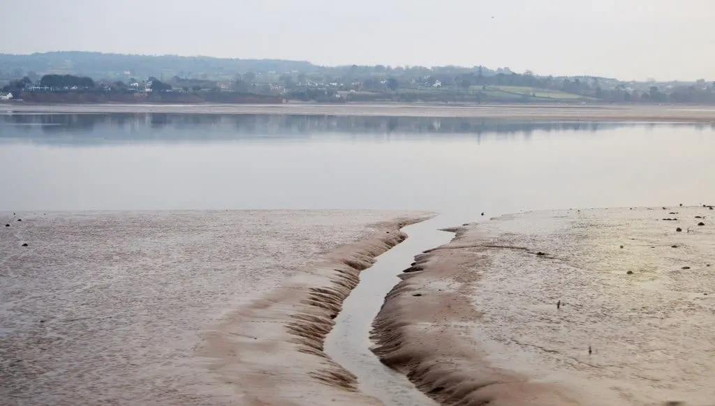 Photo of Exe Estuary, a Site of Special Scientific Interest near Topsham, Devon, south west England.