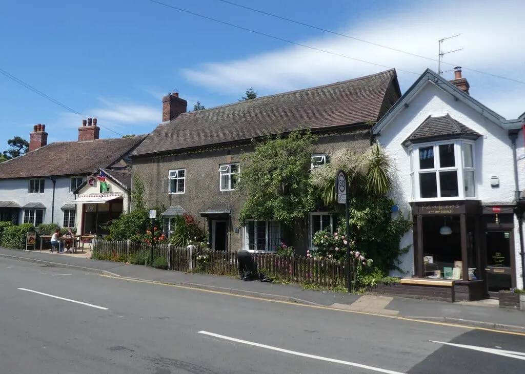 Photo of Church Stretton, a village in Shropshire, central England.