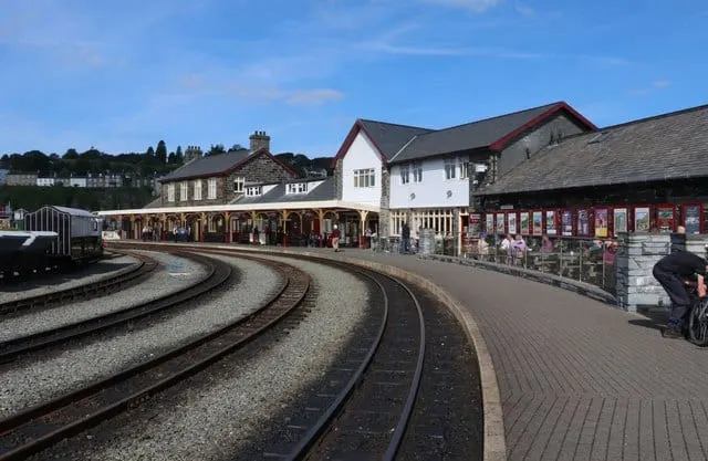 Photo of Ffestiniog and Welsh Highland Railways, a visitor attraction near Porthmadog, Gwynedd, north Wales.