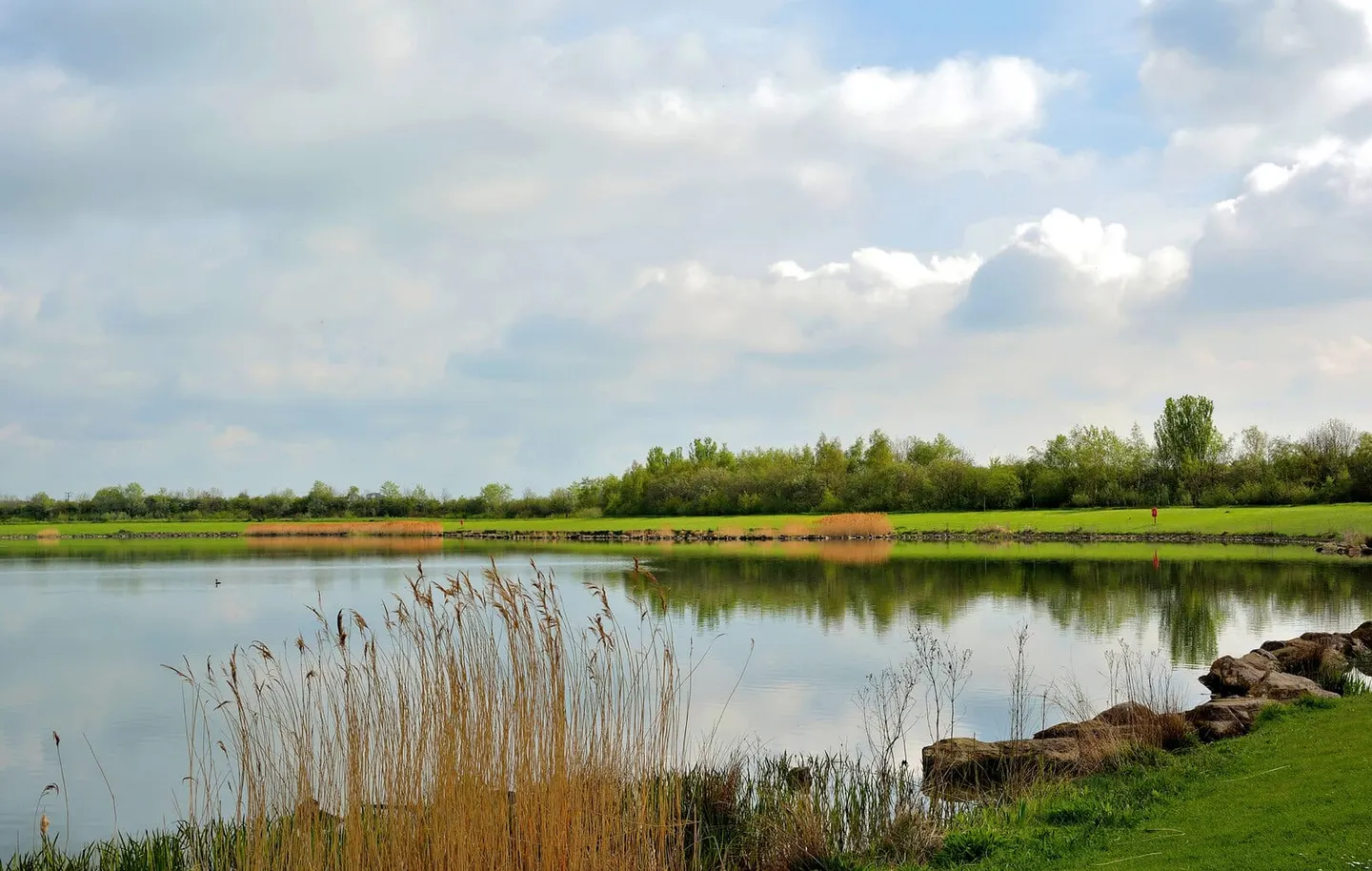 Photo of Anglers Country Park, a country park near Wakefield, West Yorkshire, northern England.