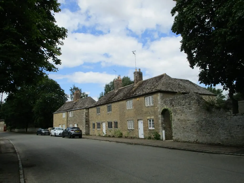 Photo of Fotheringhay, a village in Northamptonshire, central England.