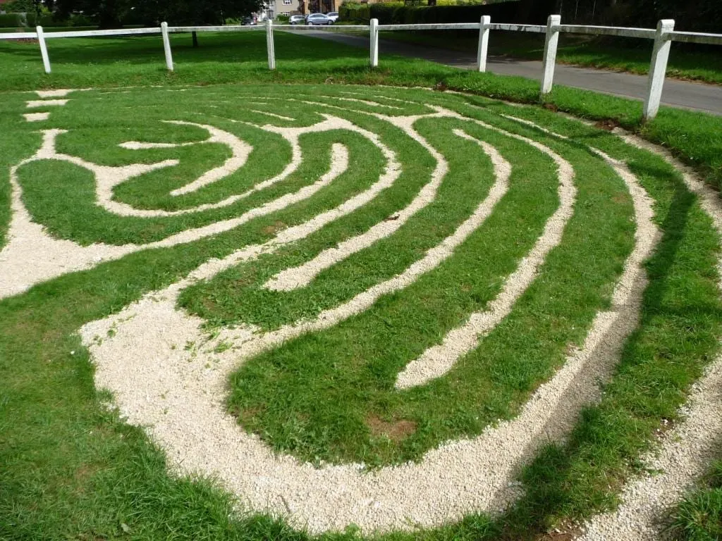 Photo of Wing Maze, a landmark in Rutland, central England.