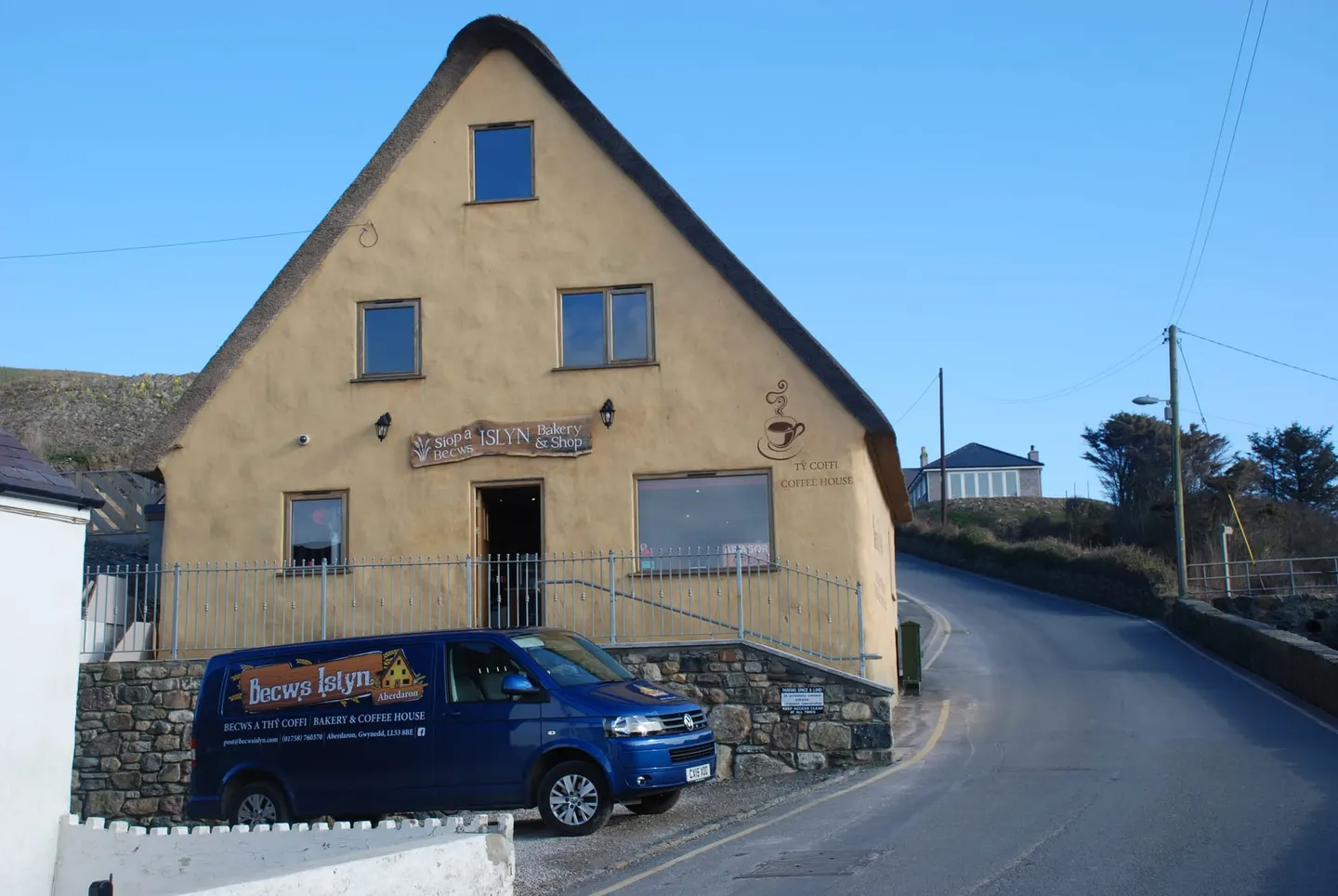 Photo of Becws Islyn, a farm & farm shop near Aberdaron in Llŷn, Gwynedd, north Wales.