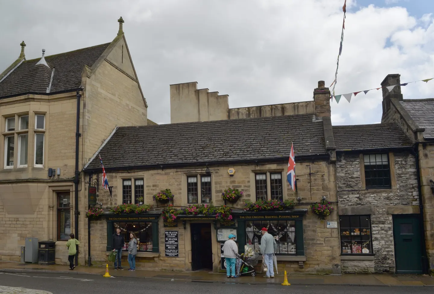 Photo of The Old Original Bakewell Pudding Shop, a farm & farm shop in the Peak District, Derbyshire, central England.