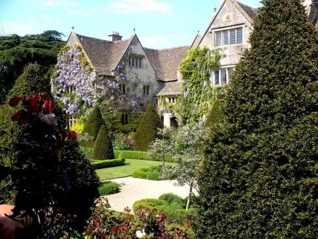 Photo of Abbey House Gardens, a garden near Malmesbury, Wiltshire, south west England.