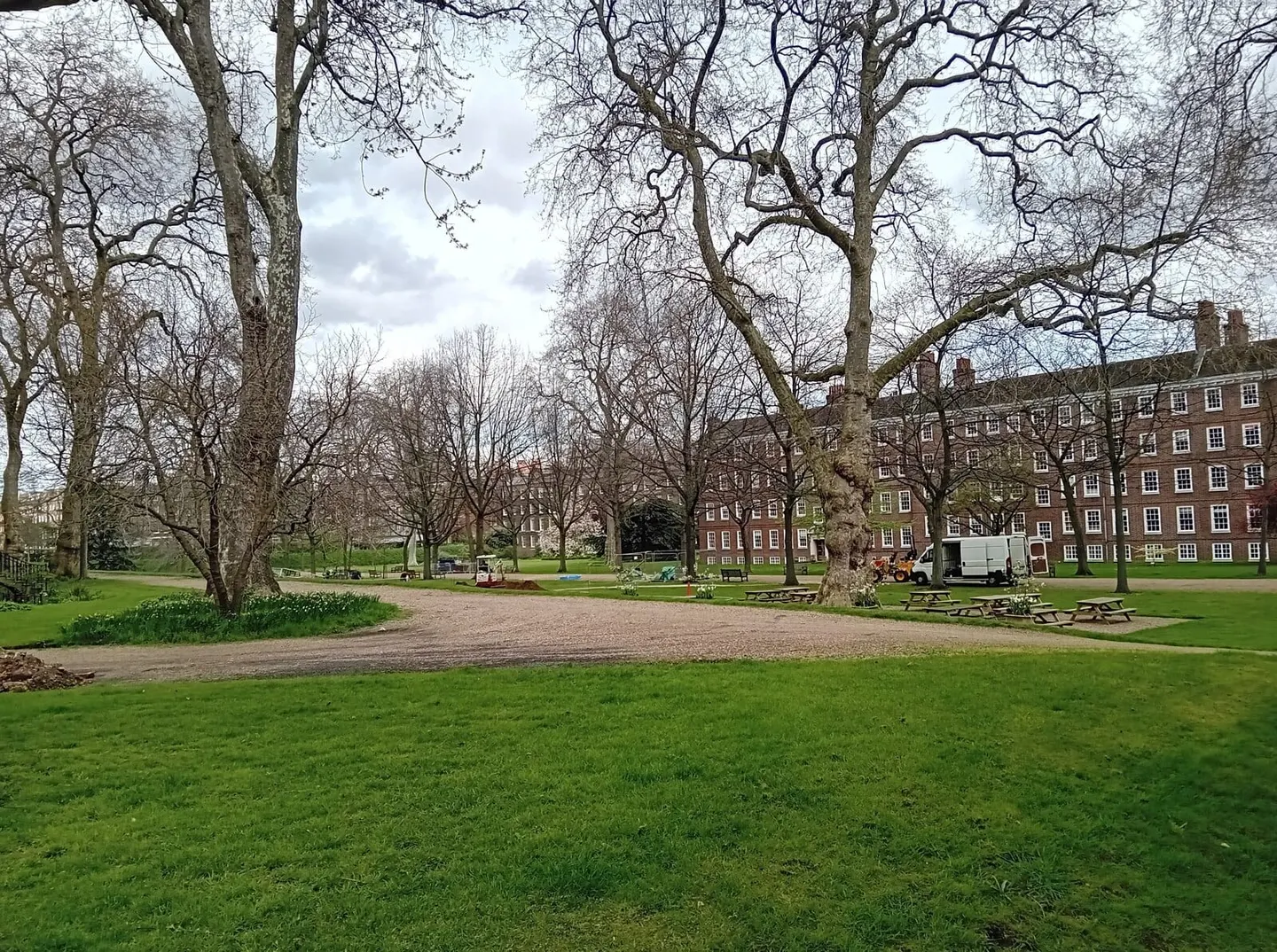 Photo of Gray's Inn, a Grade II* registered house & garden in London, England.