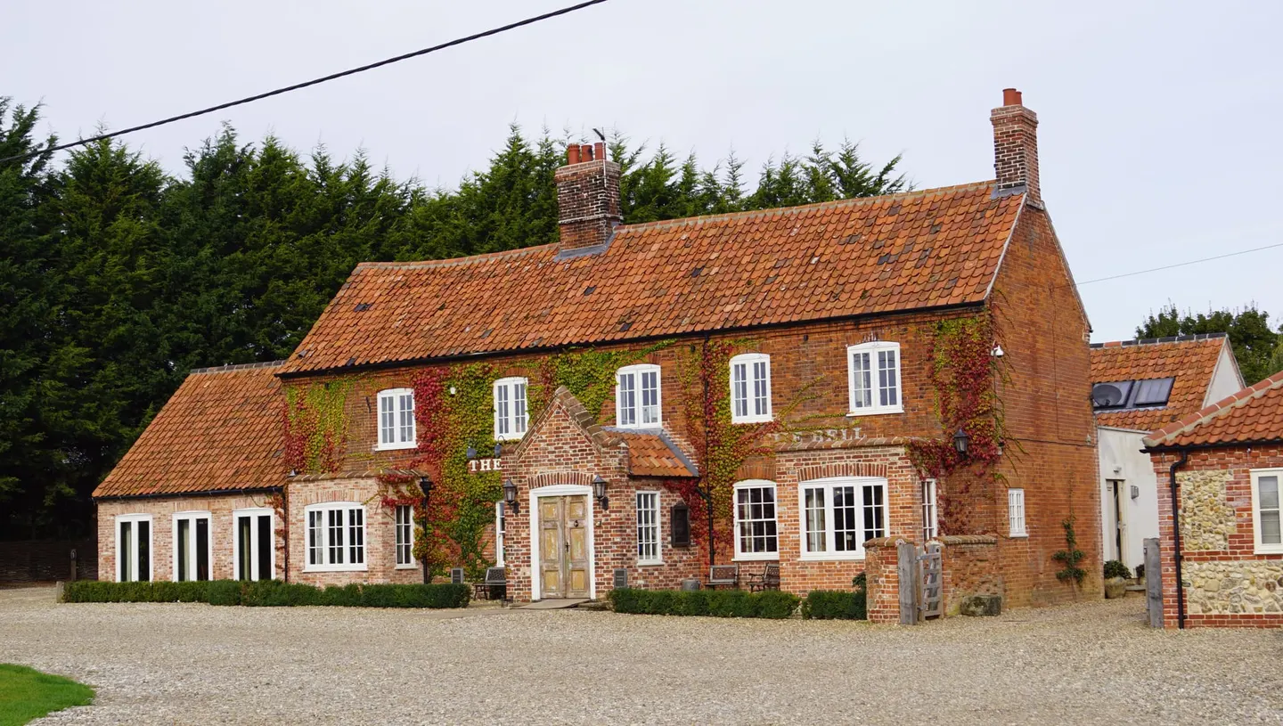 Photo of The Brisley Bell, a pub in Norfolk, eastern England.