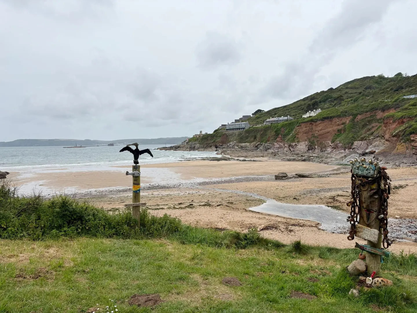 Photo of Bovisand, a swimming spot near Plymouth, Devon, south west England.