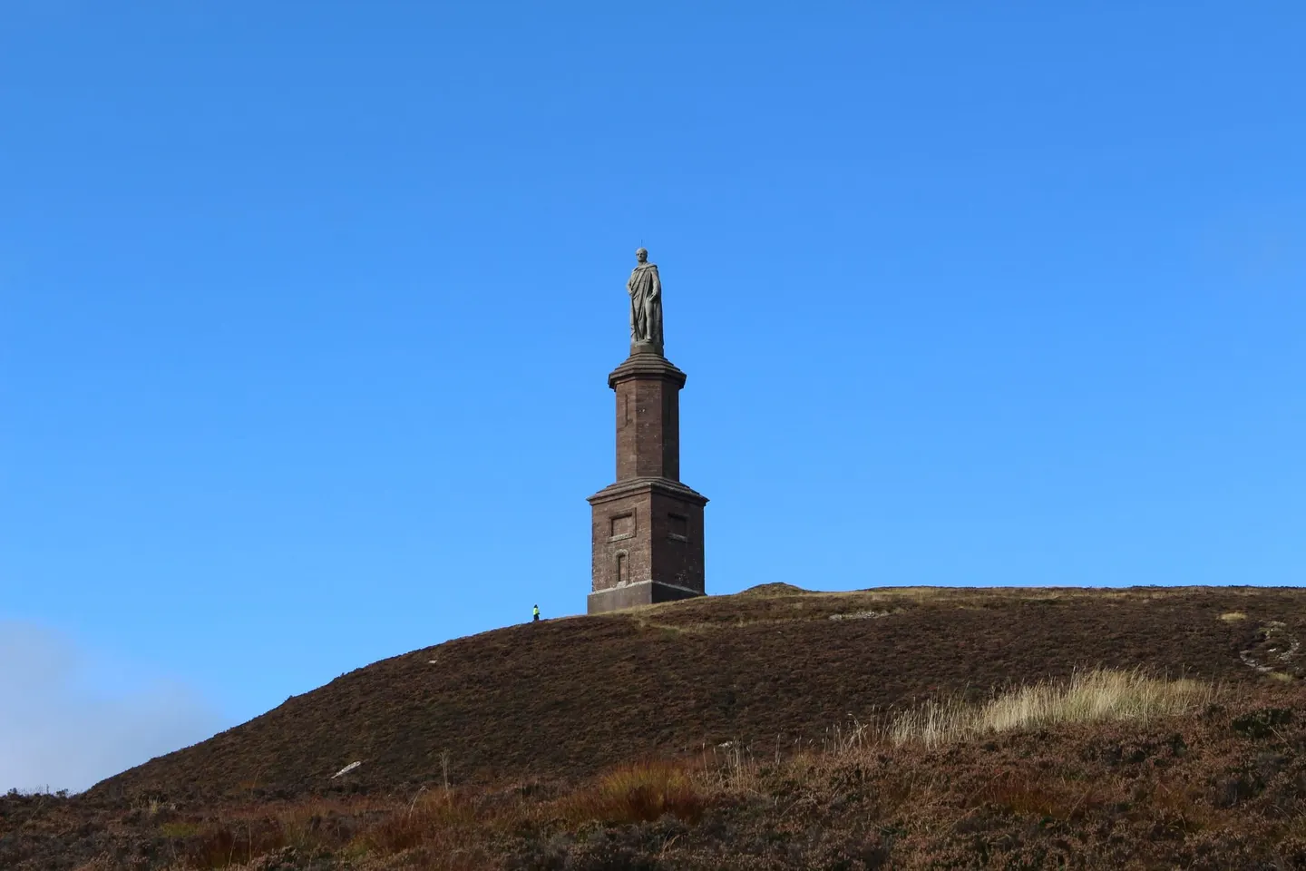 Photo: Ben Bhraggie and Sutherland Monument, a viewpoint near Golspie, Highland, the Scottish Highlands and Islands.