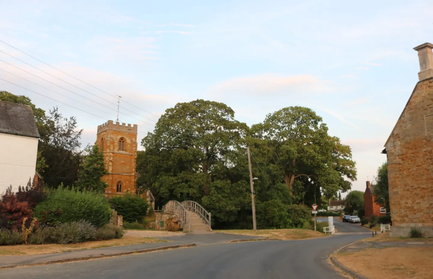 Photo of Medbourne, a village in Leicestershire, central England.