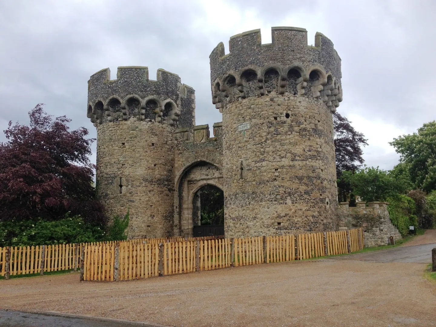 Photo of Cooling Castle, a ruined castle near Rochester, Kent, south east England.