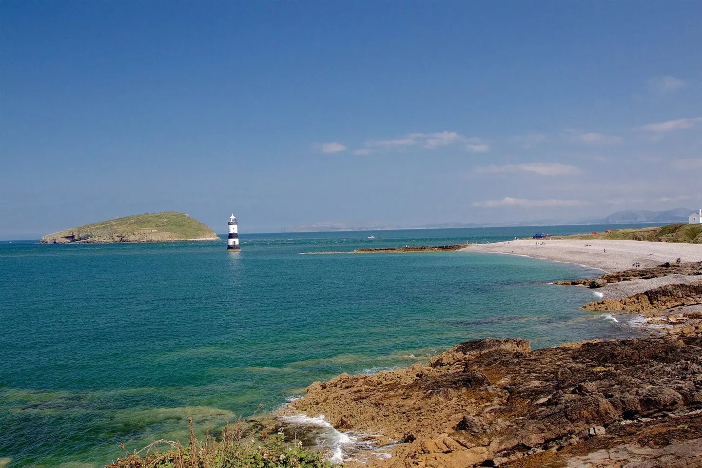 Photo of Penmon, a village in Anglesey, north Wales.