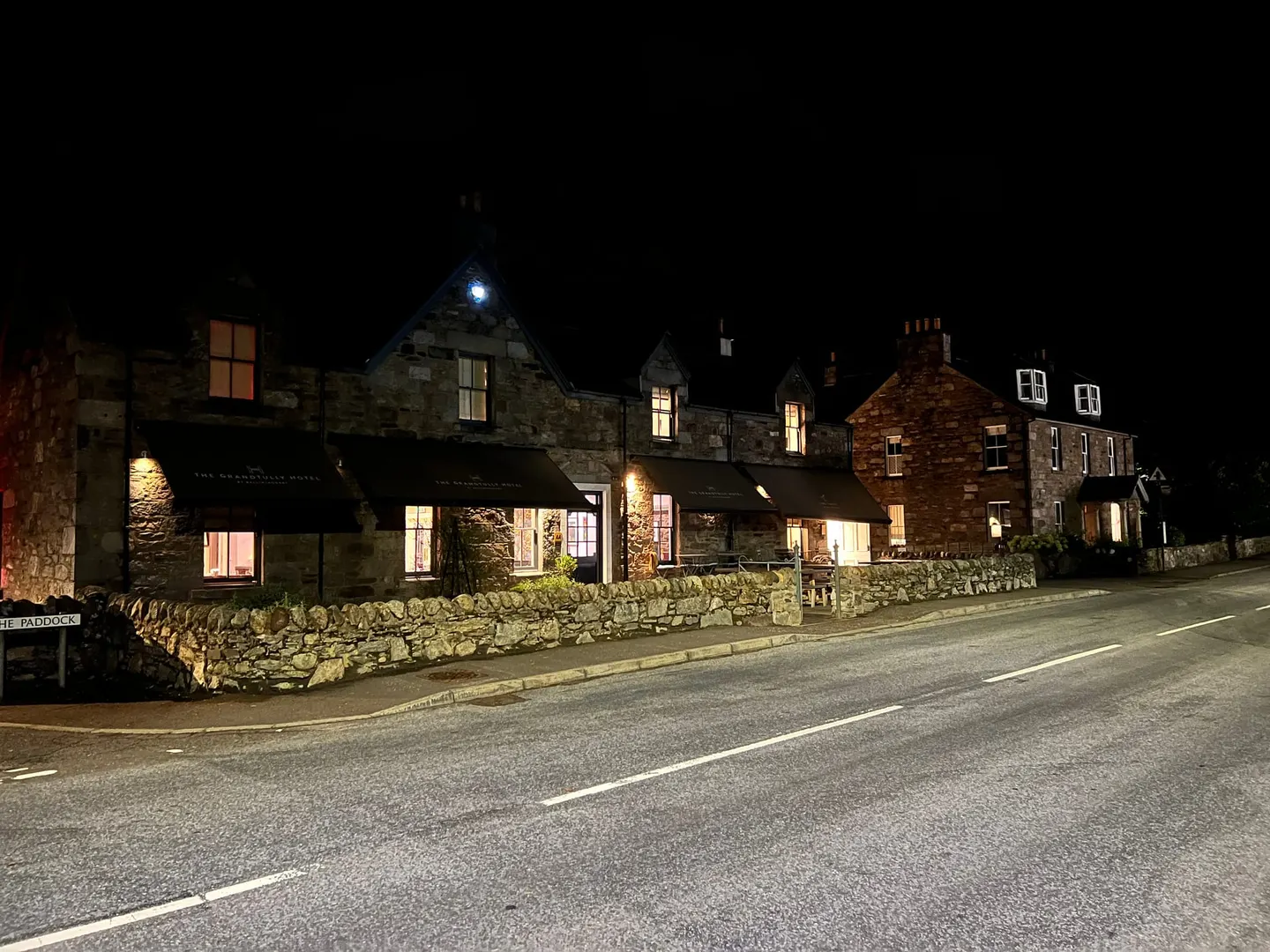 Photo of Grandtully, a village in Perth and Kinross, central Scotland.