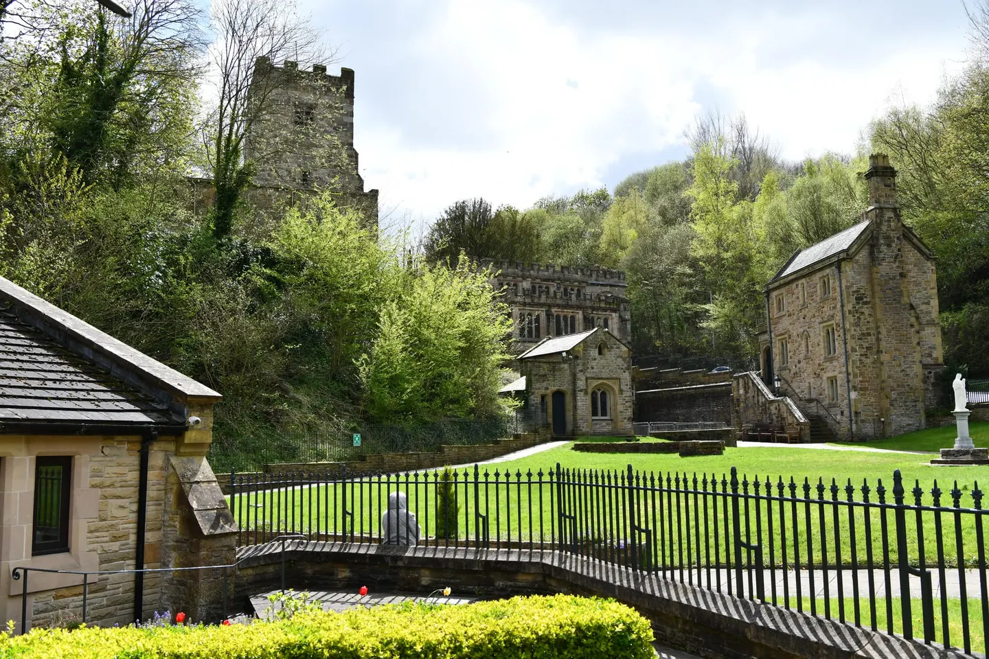 Photo of St Winefride's Well and Chapel, a church near Holywell, Flintshire, north Wales.