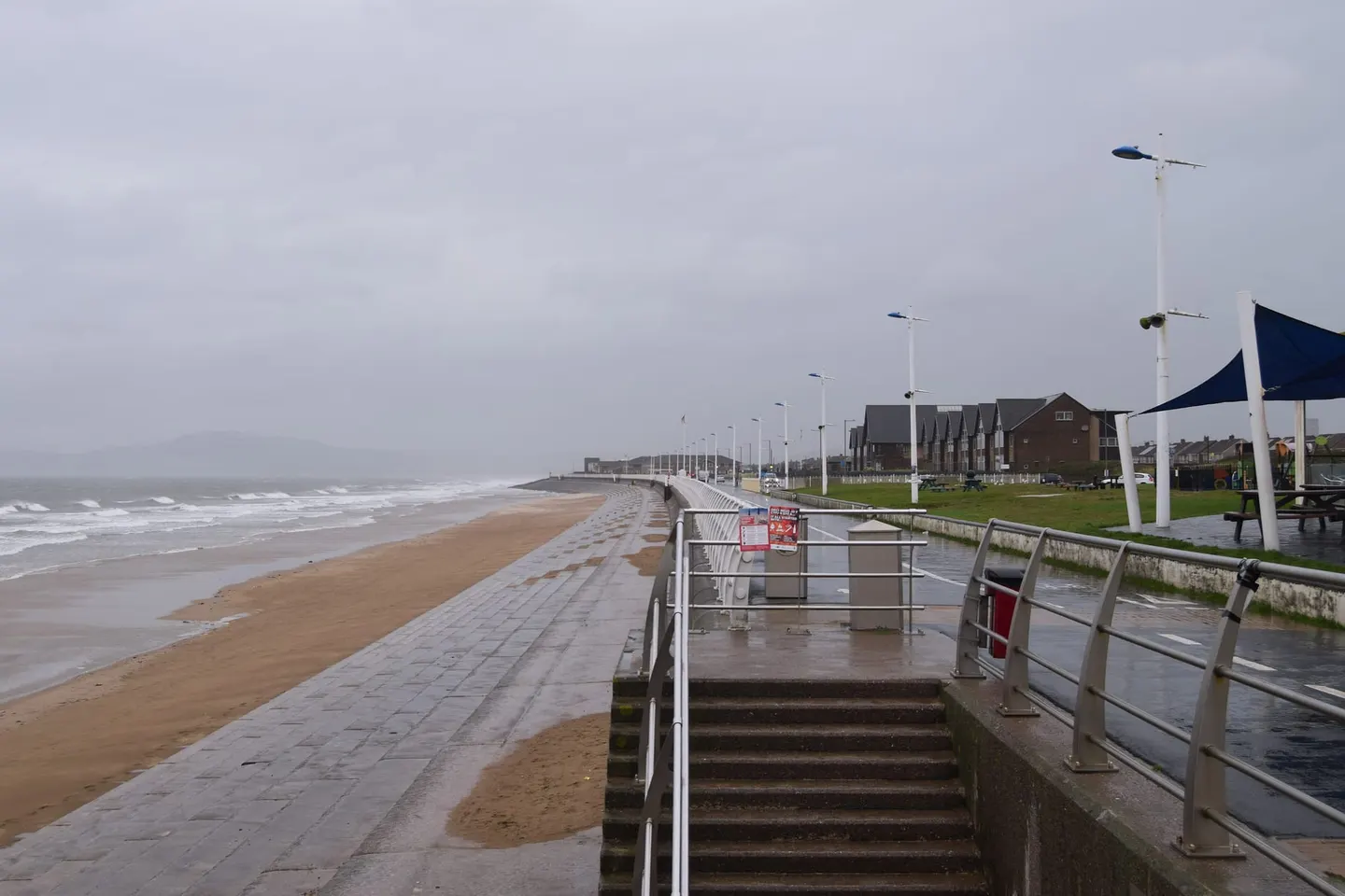 Photo of Aberavon Beach, a beach near Pontrhydyfen, Neath Port Talbot, south west Wales.