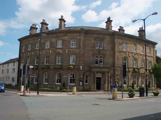 Photo of The Crescent Inn, a pub near Ilkley, West Yorkshire, northern England.