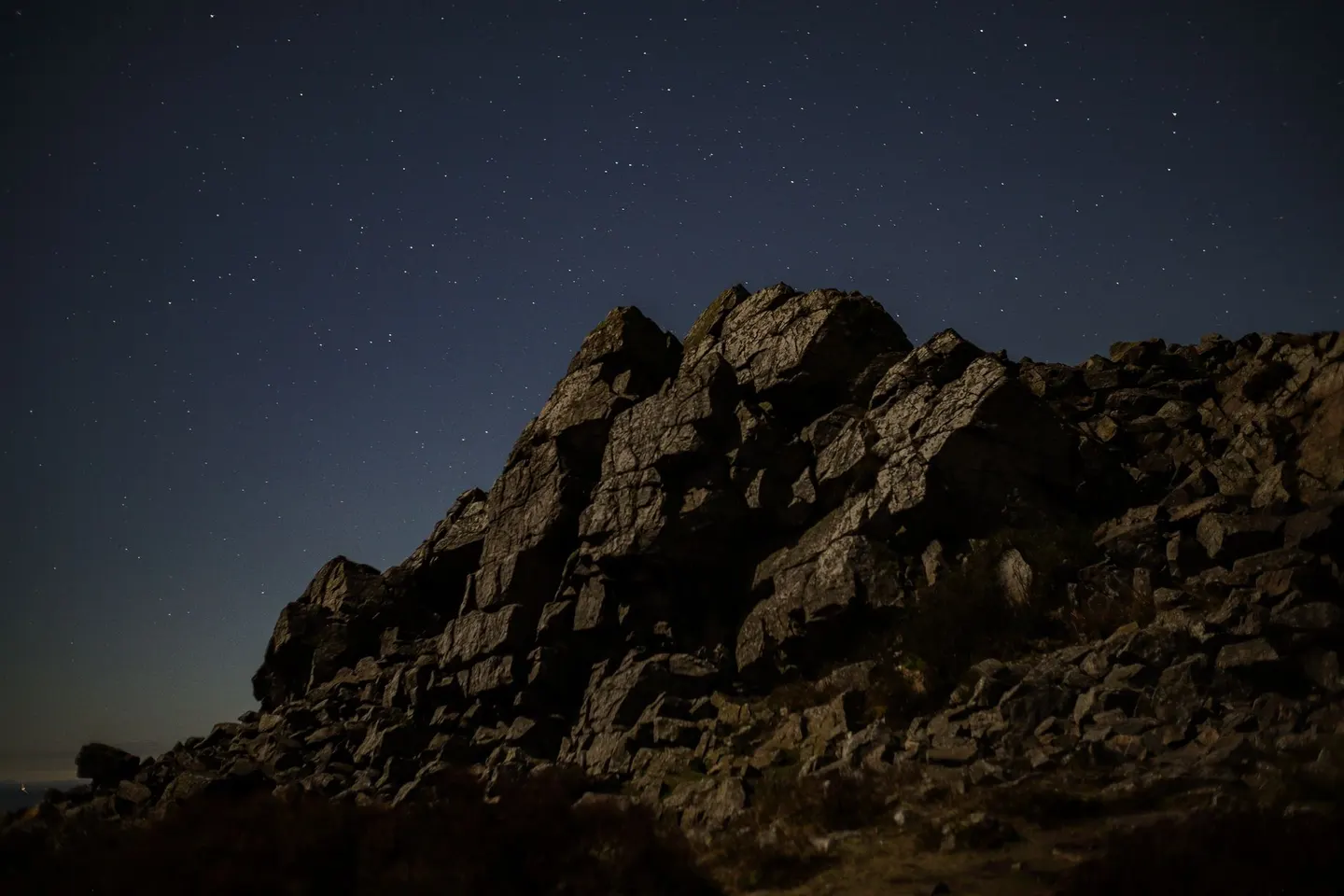 Photo: Stiperstones, a 537m hill near Minsterley, Shropshire, central England.