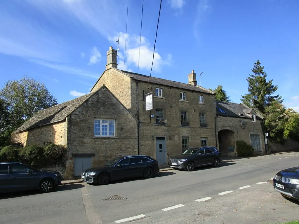 Photo of The Kingham Plough, a pub in the Cotswolds, Oxfordshire, south east England.