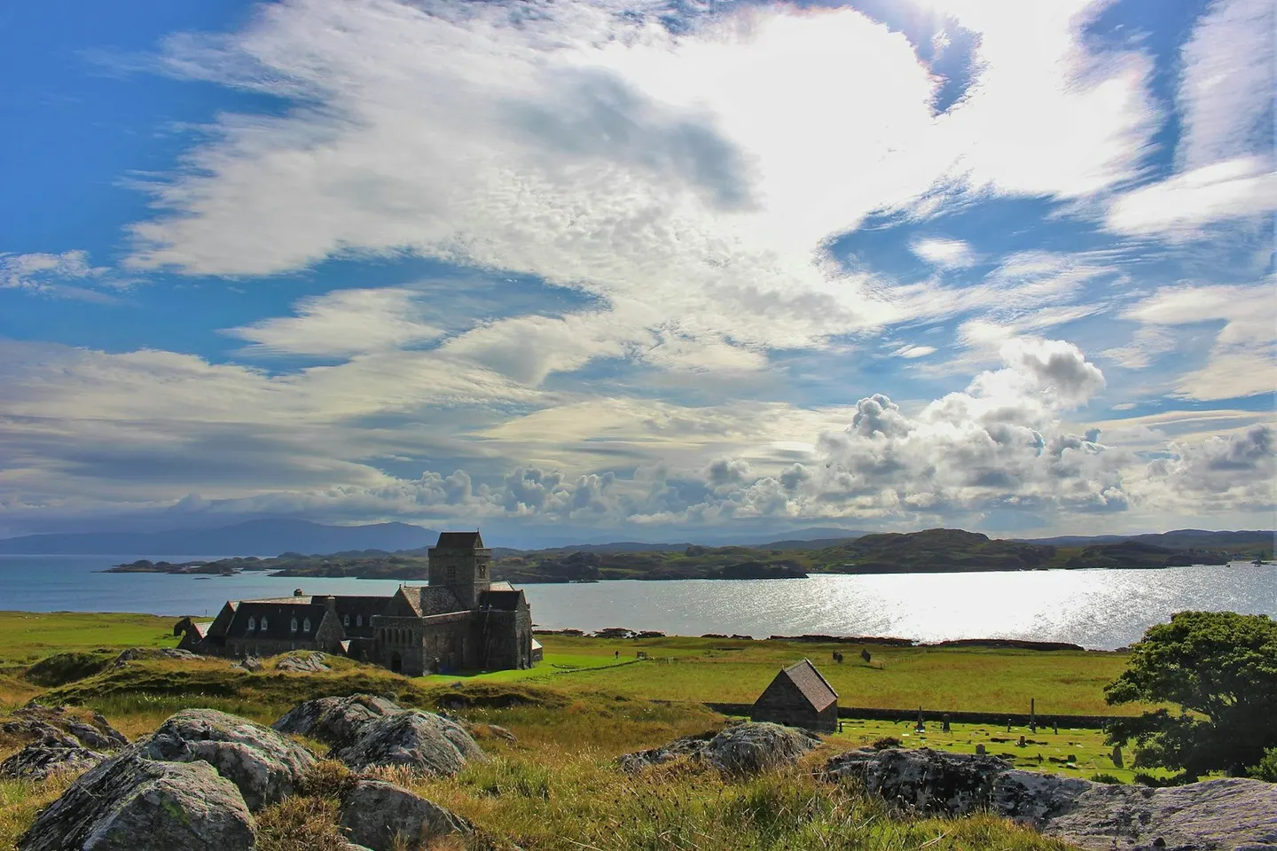 Photo of Iona, an island in Argyll and Bute, the Scottish Highlands and Islands.