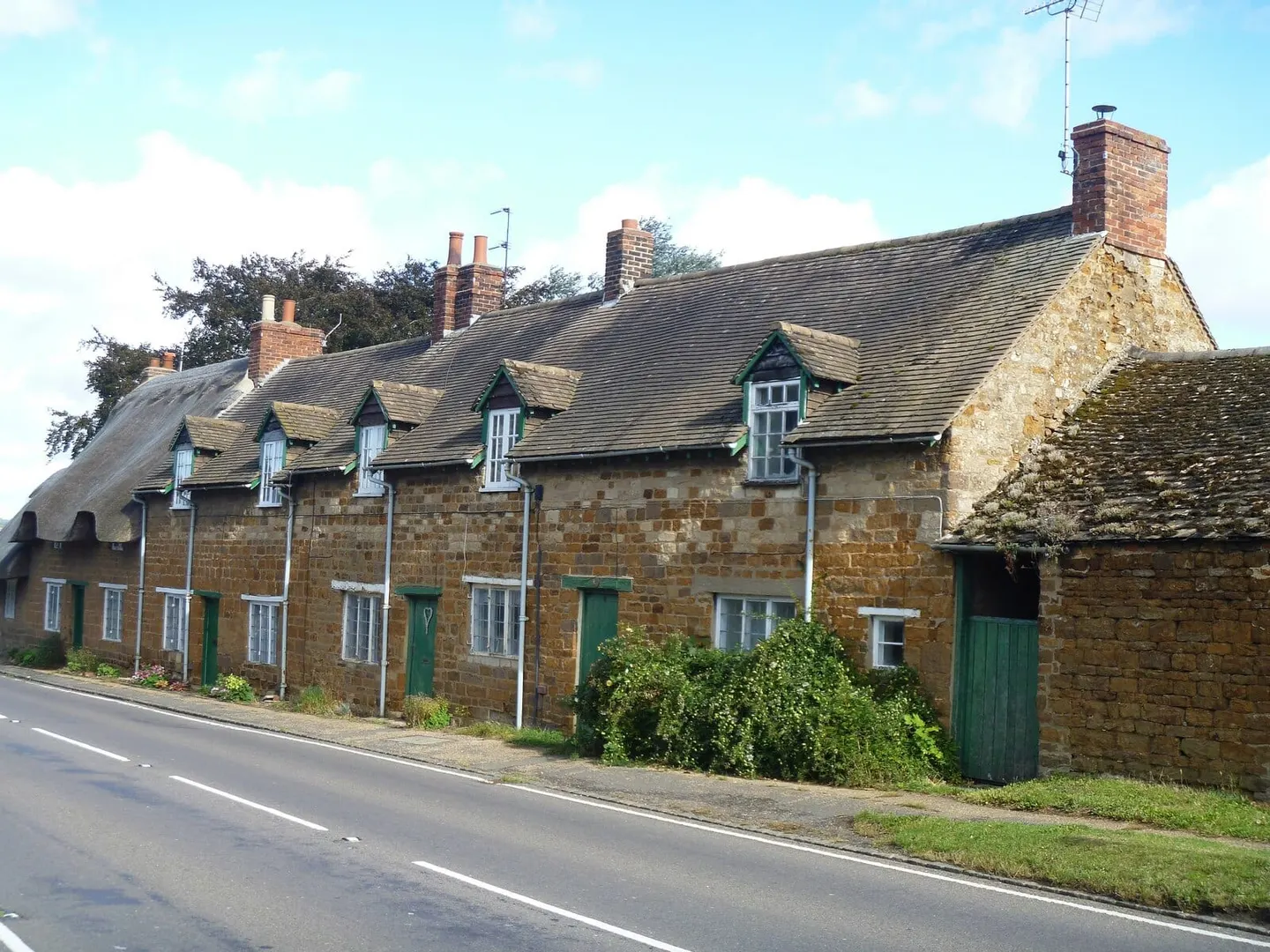 Photo of Rockingham, a village in Northamptonshire, central England.