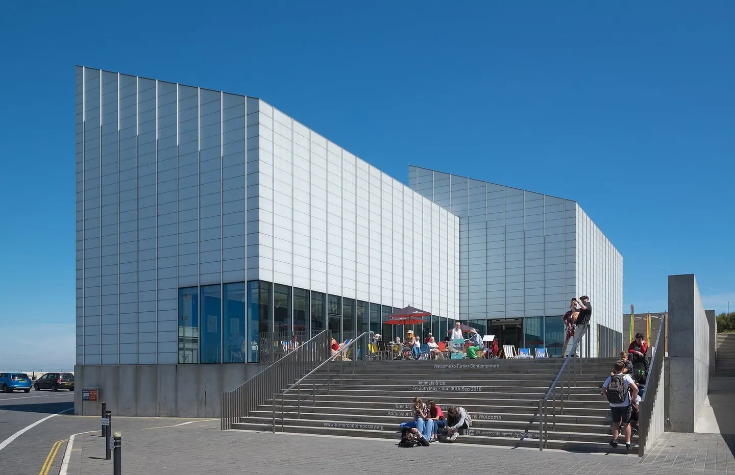 Photo of Turner Contemporary, a visitor attraction near Broadstairs, Kent, south east England.