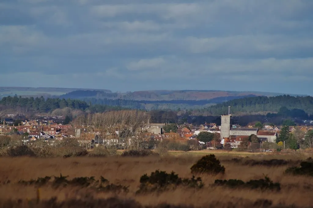 Photo of Wareham, a village in Dorset, south west England.