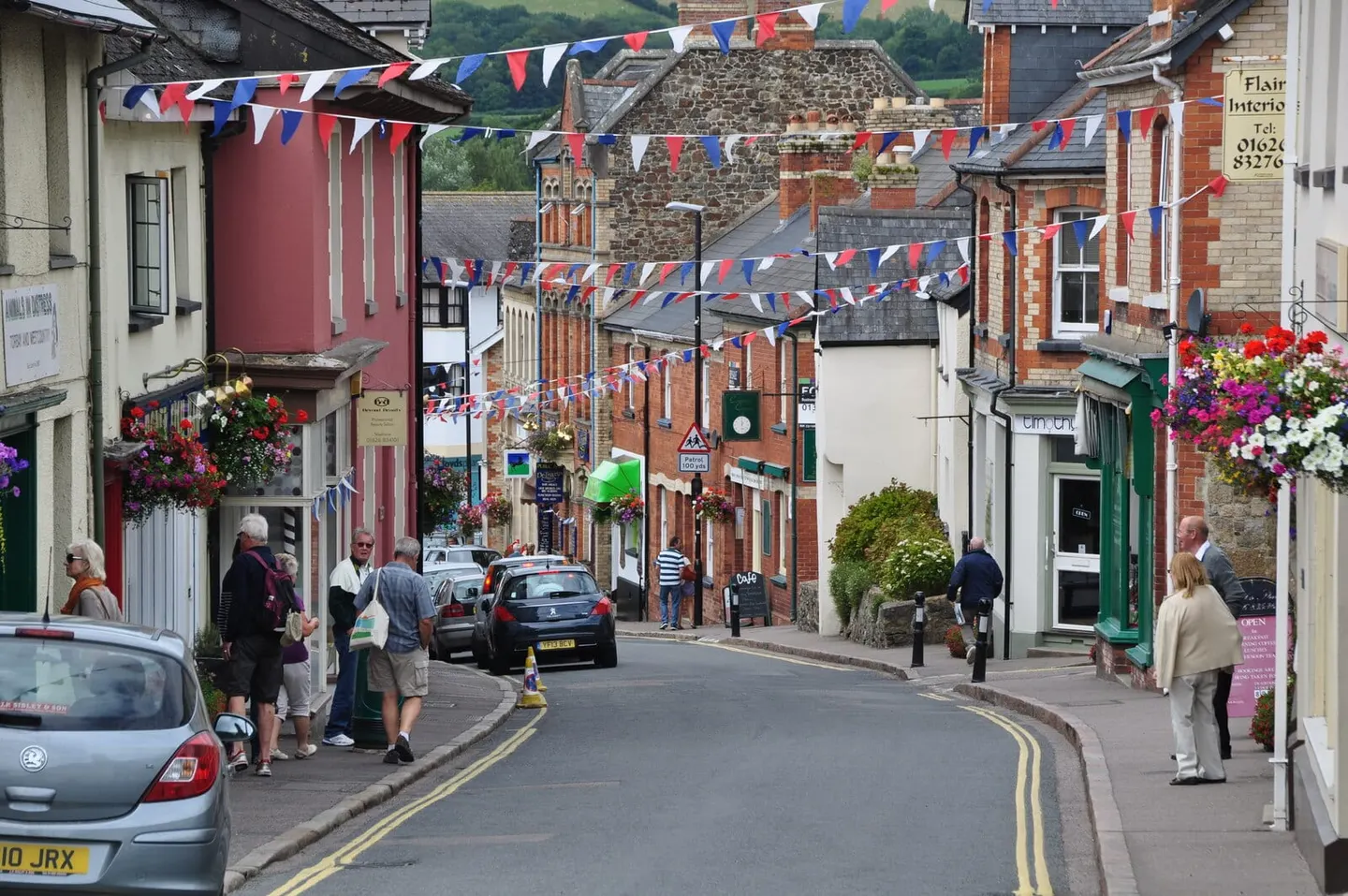 Photo of Bovey Tracey, a village in Devon, south west England.