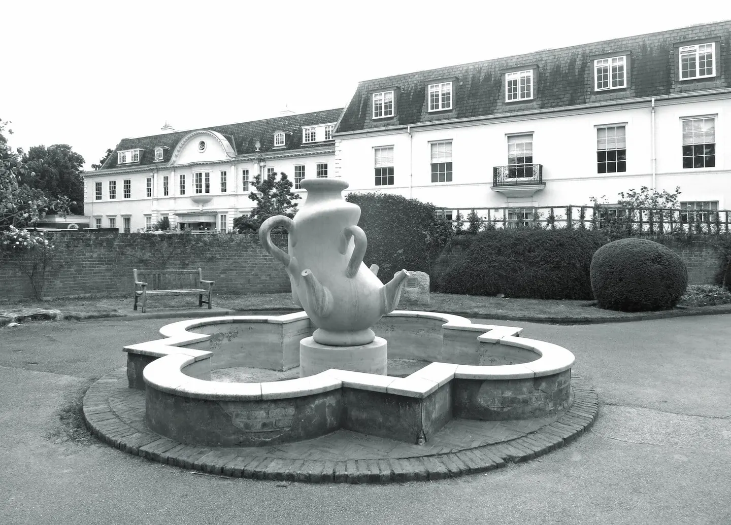 Photo of Cannizaro Park, a Grade II* registered house & garden in London, England.