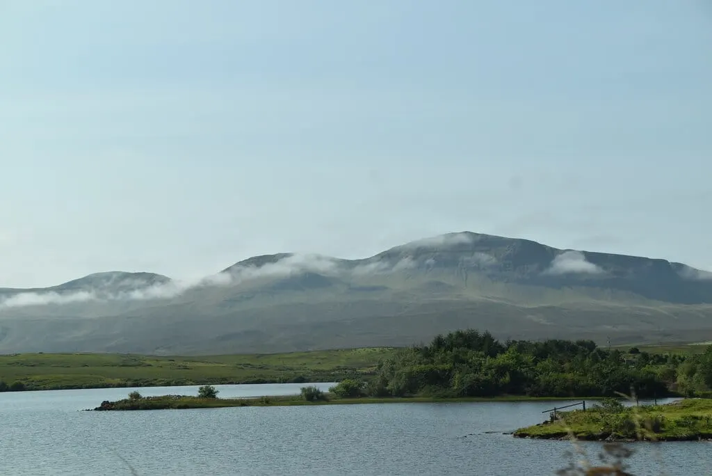 Photo of Loch Mealt, a loch near Staffin in Trotternish, Highland, the Scottish Highlands and Islands.