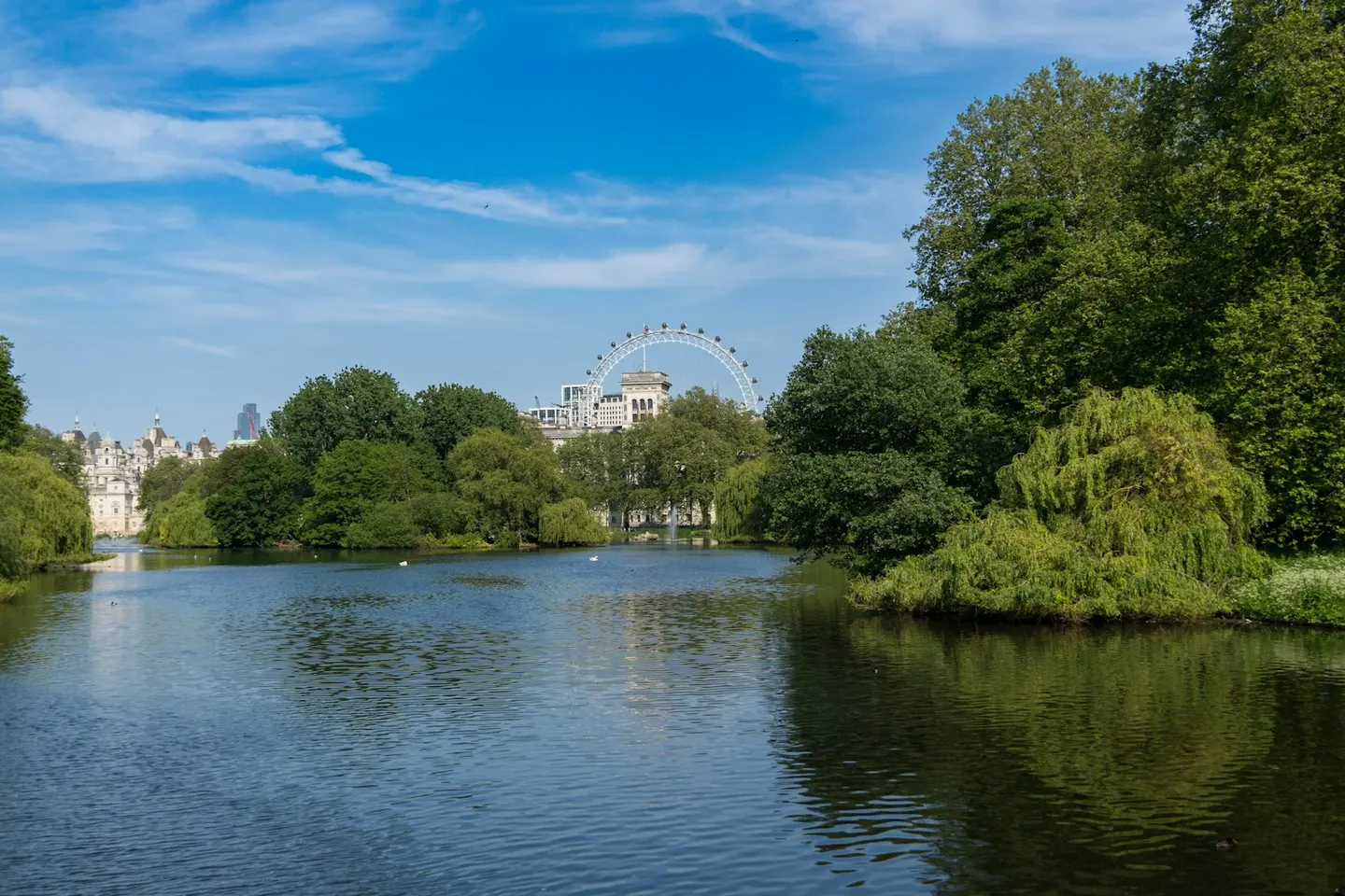 Photo of St James's Park, a Grade I registered house & garden in London, England.